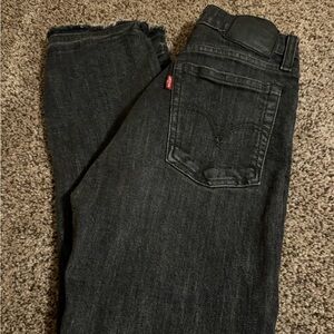Black Levi Wedgie Straight Jean